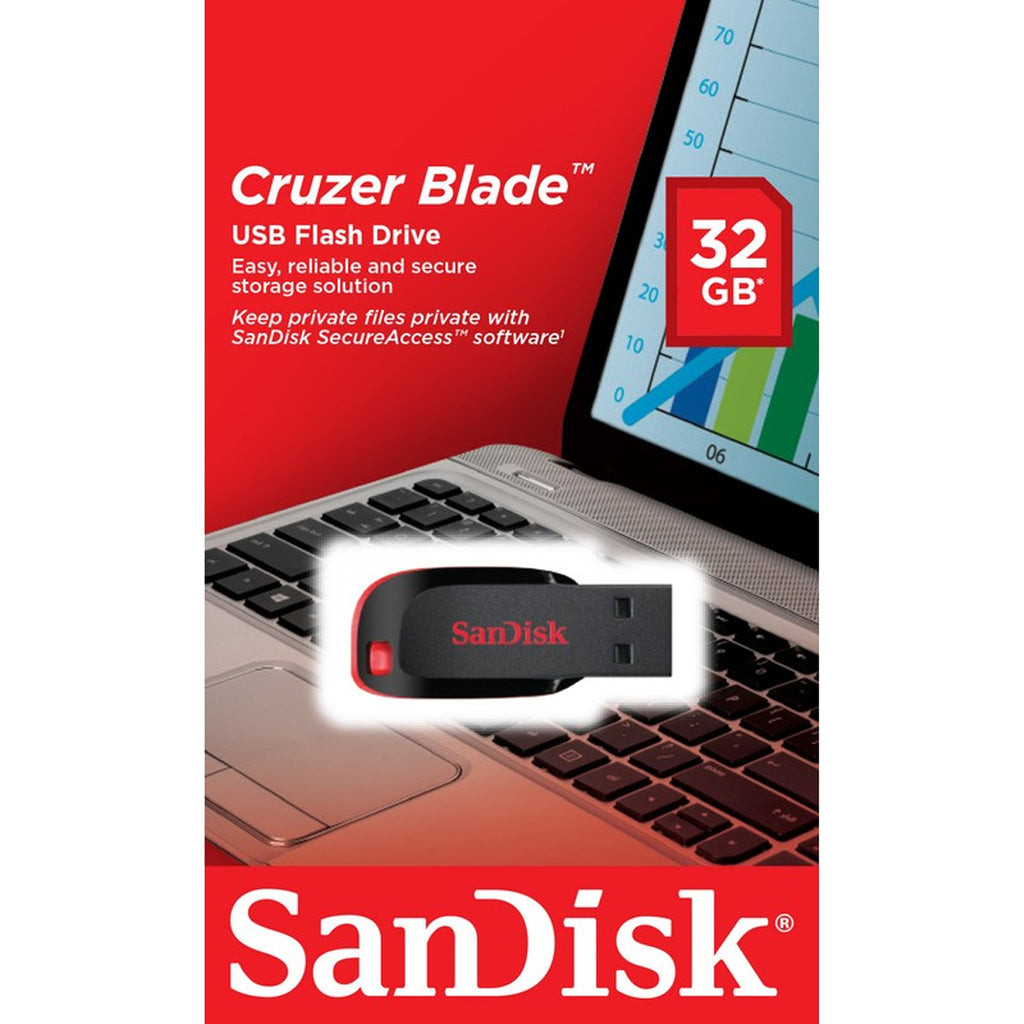 Sandisk Sandisk 32 GB Cruzer Blade USB Flash Drive