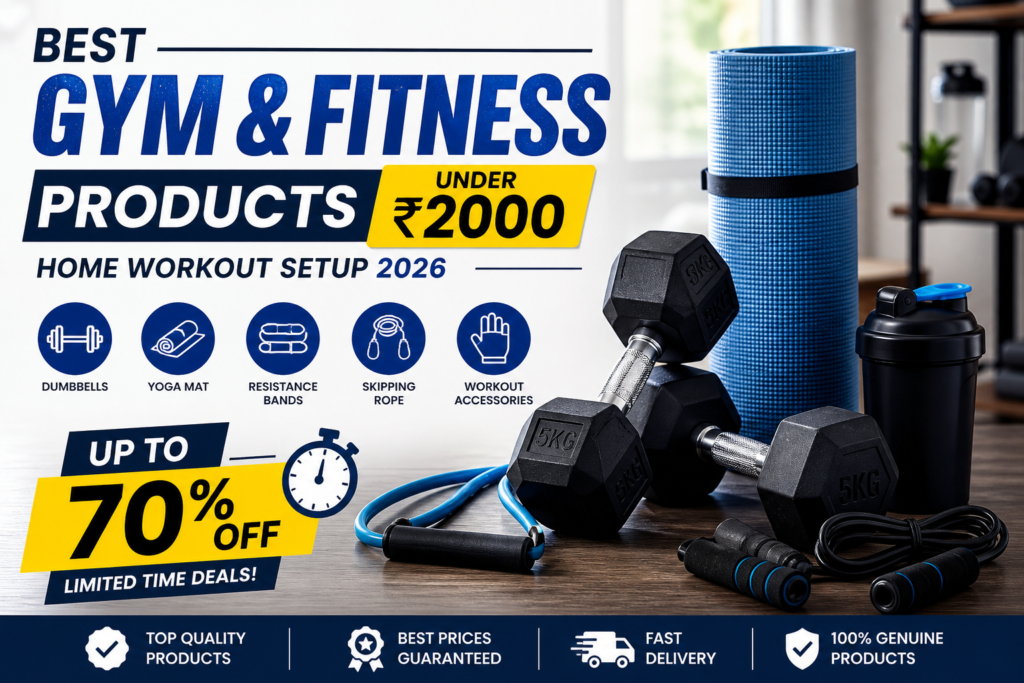 Gym products under 2000 home workout setup India
