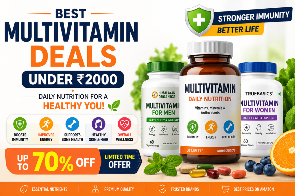 Best multivitamin supplements under ₹2000 health deals 2026