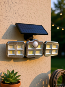 3-Head Solar Motion Light