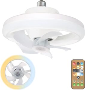 Ceiling Fan with Lights and Remote